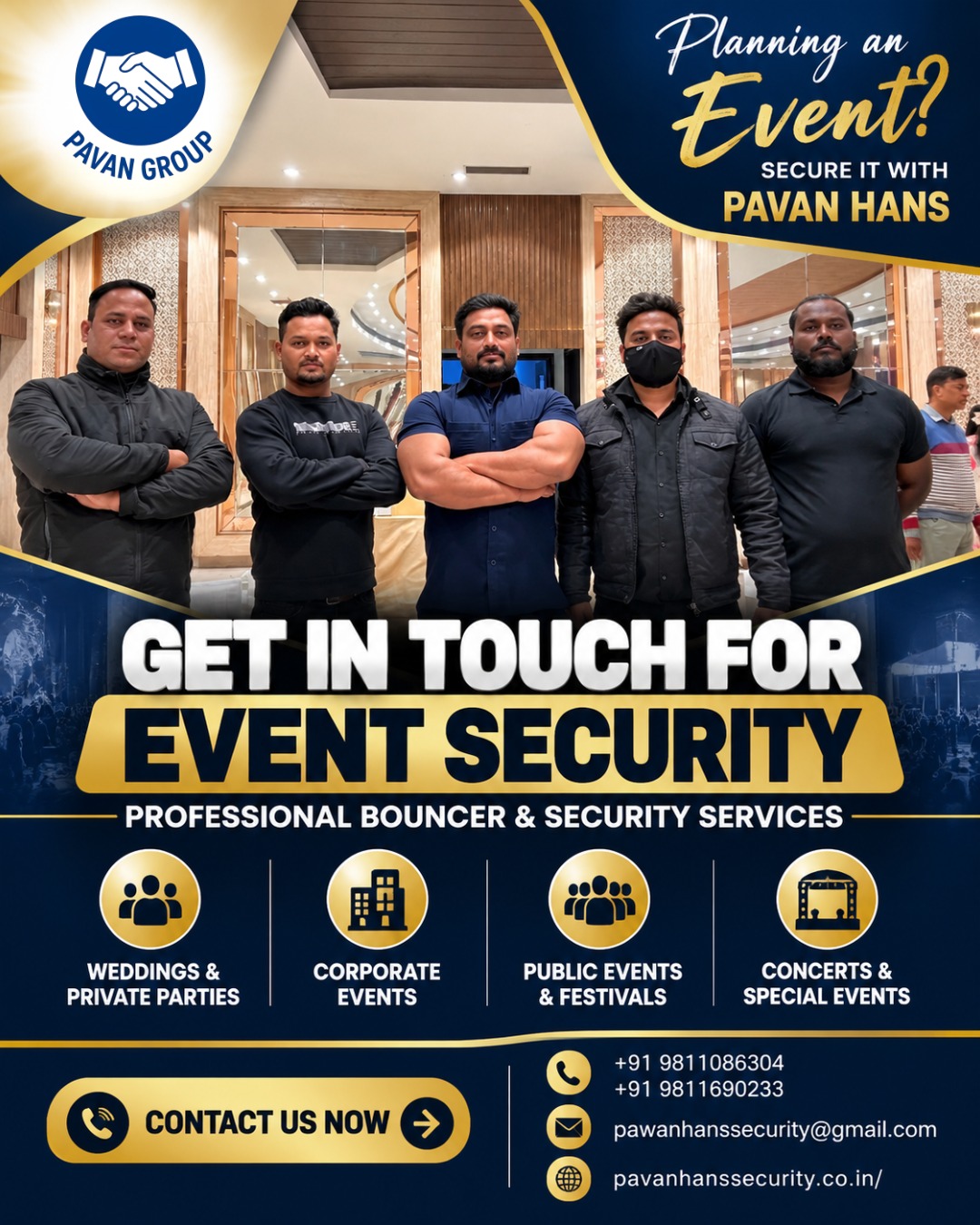 Event bouncer and security services